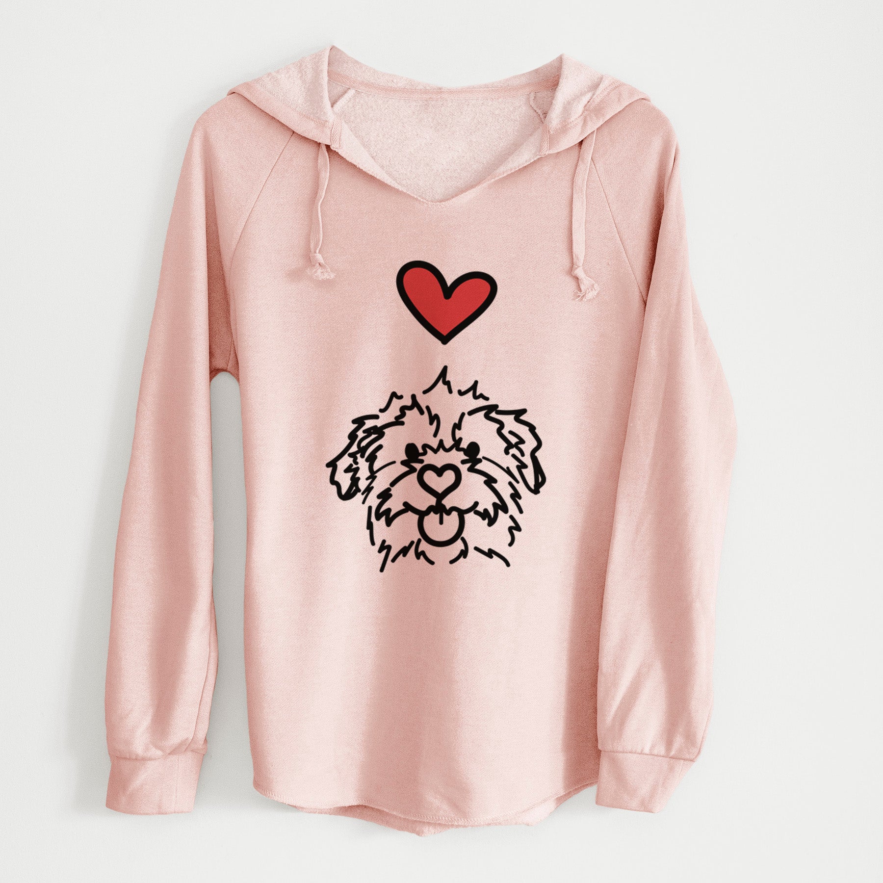 Love Always Mixed Breed - Bea - Cali Wave Hooded Sweatshirt