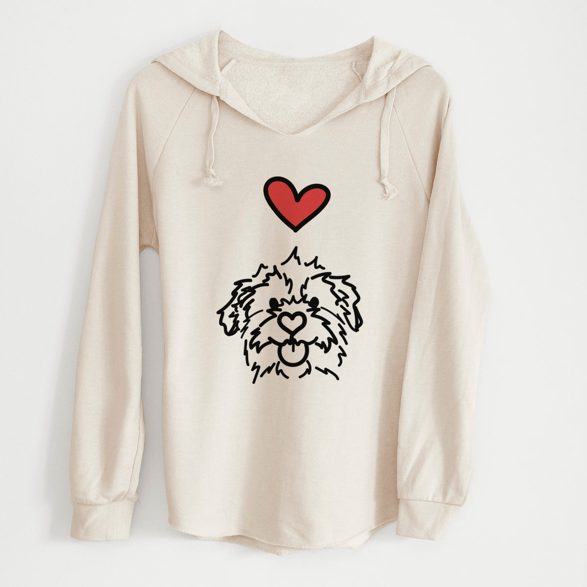 Love Always Mixed Breed - Bea - Cali Wave Hooded Sweatshirt