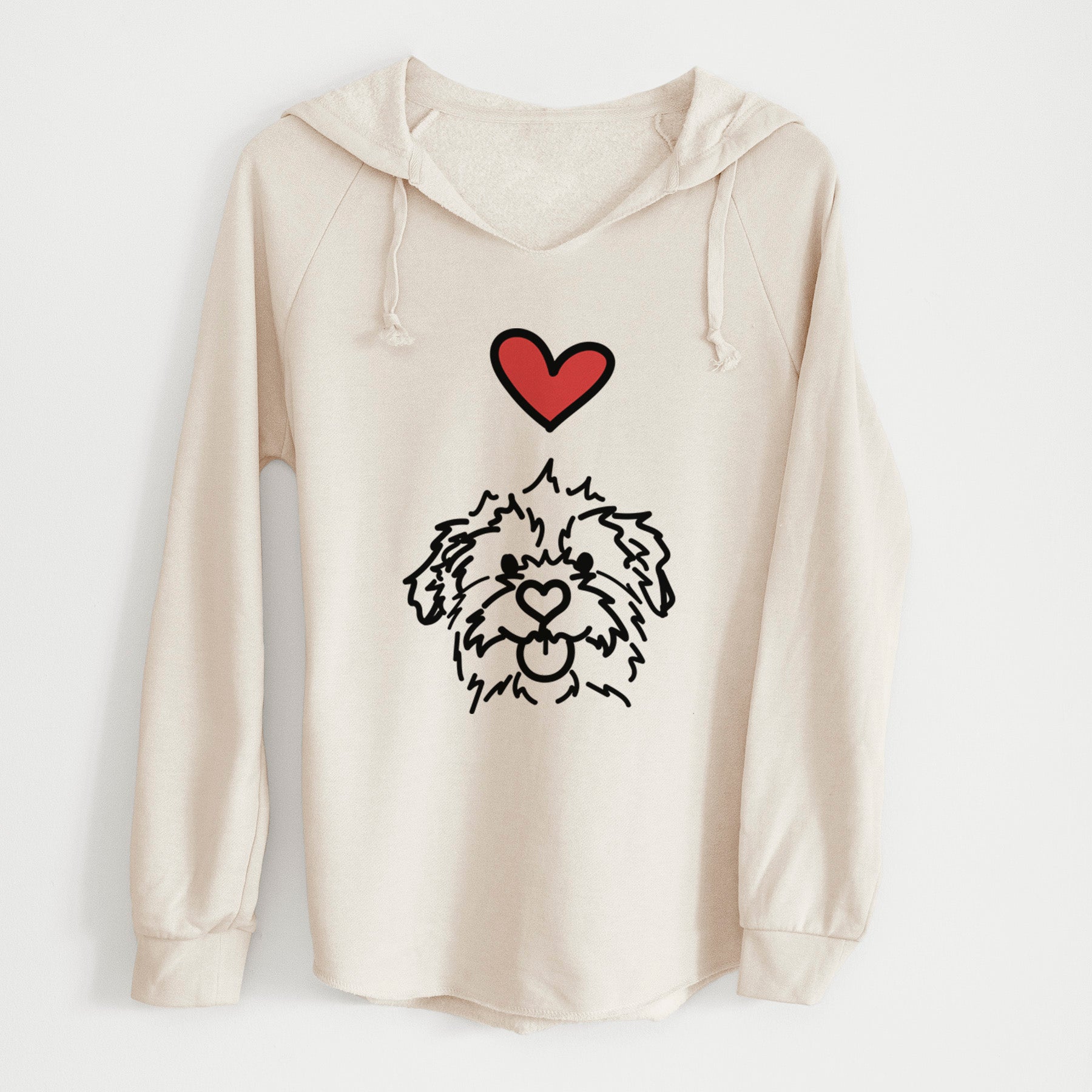 Love Always Mixed Breed - Bea - Cali Wave Hooded Sweatshirt