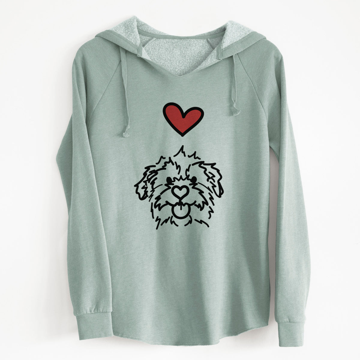 Love Always Mixed Breed - Bea - Cali Wave Hooded Sweatshirt