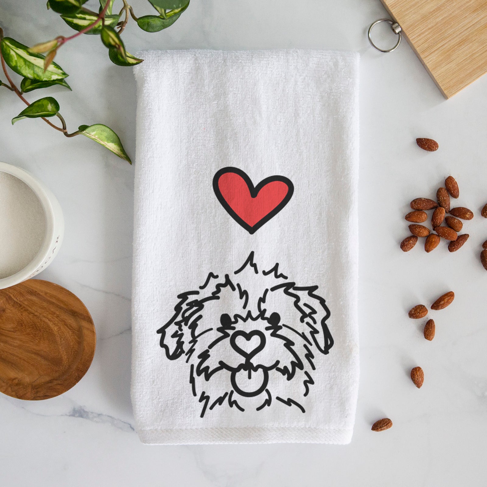 Love Always Mixed Breed - Bea - Decorative Hand Towel