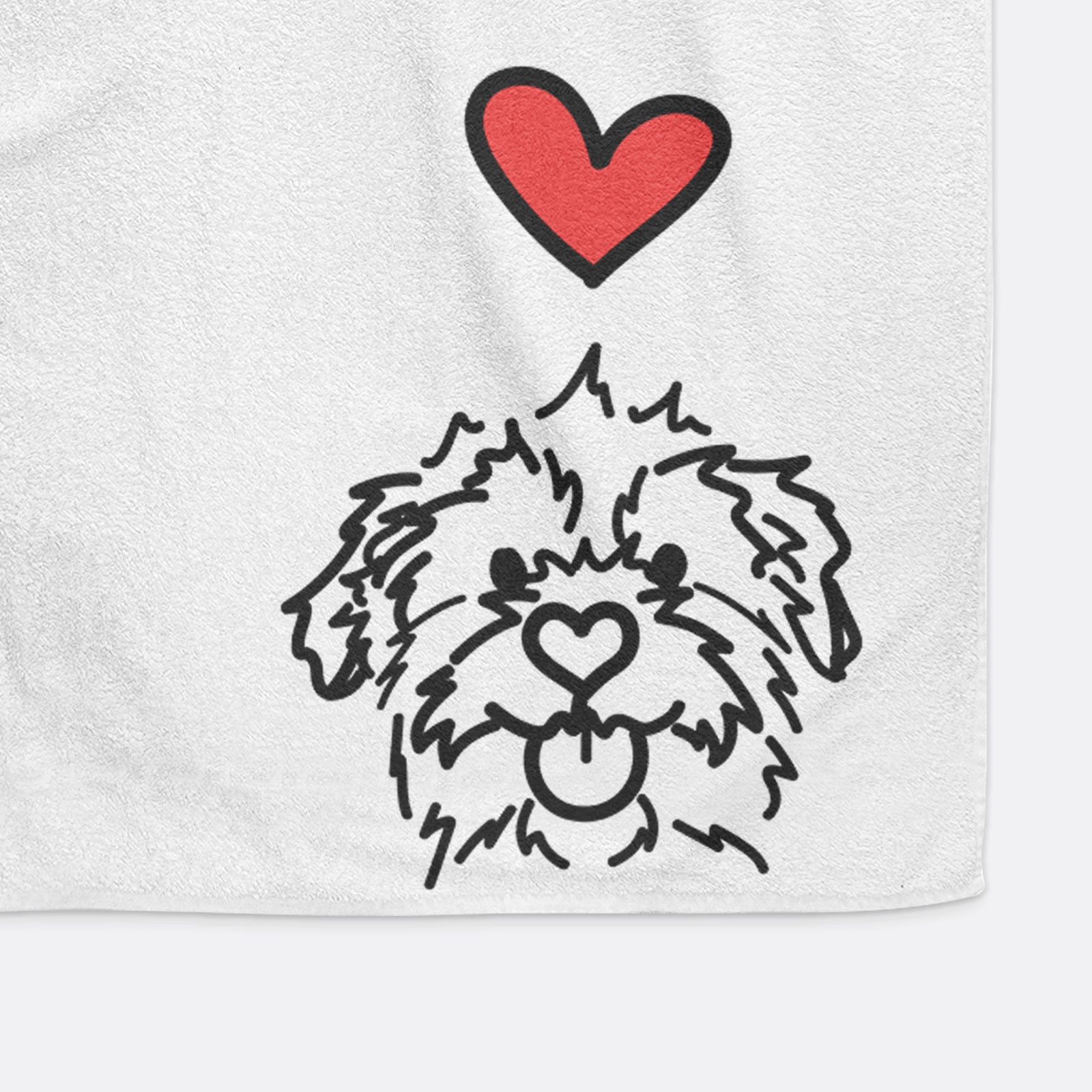 Love Always Mixed Breed - Bea - Decorative Hand Towel