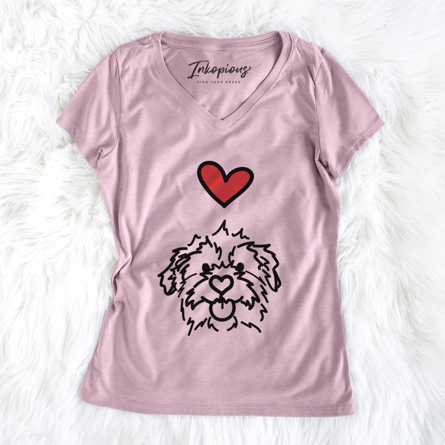 Love Always Mixed Breed - Bea - Women's Perfect V-neck Shirt