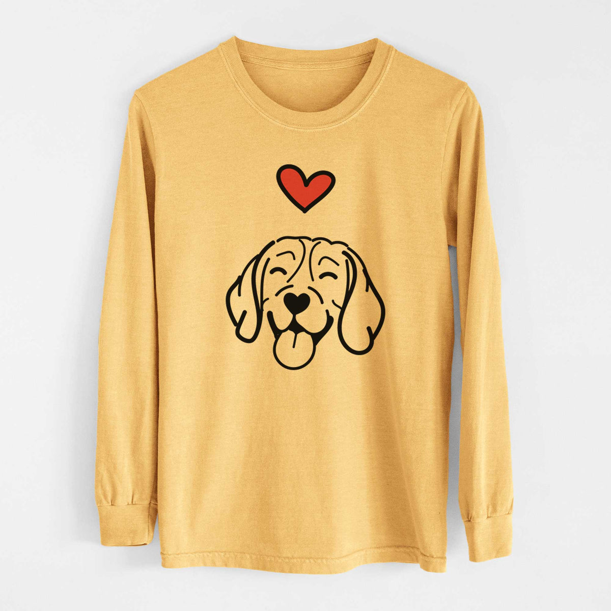 Love Always Beagle - Heavyweight 100% Cotton Long Sleeve