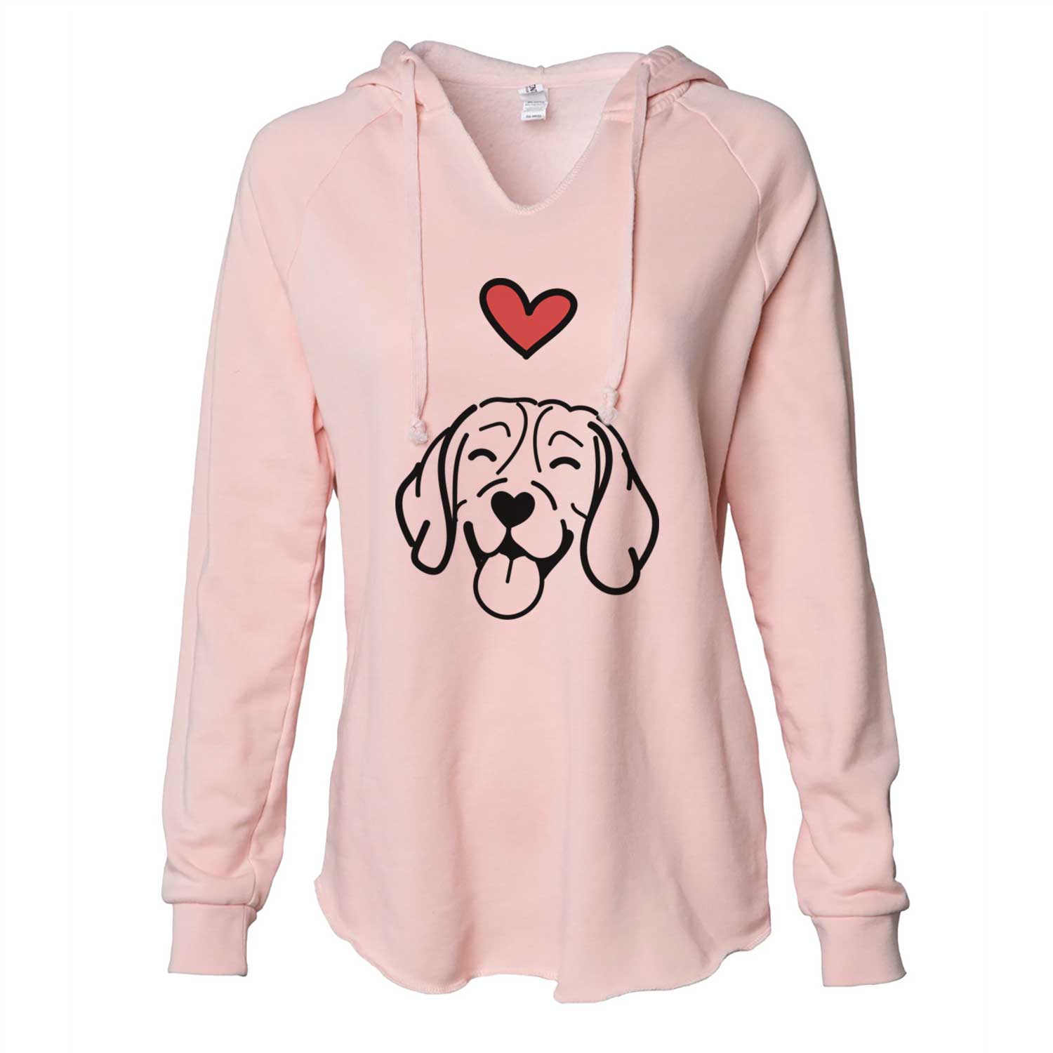 Love Always Beagle - Cali Wave Hooded Sweatshirt