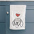 Love Always Beagle - Decorative Hand Towel