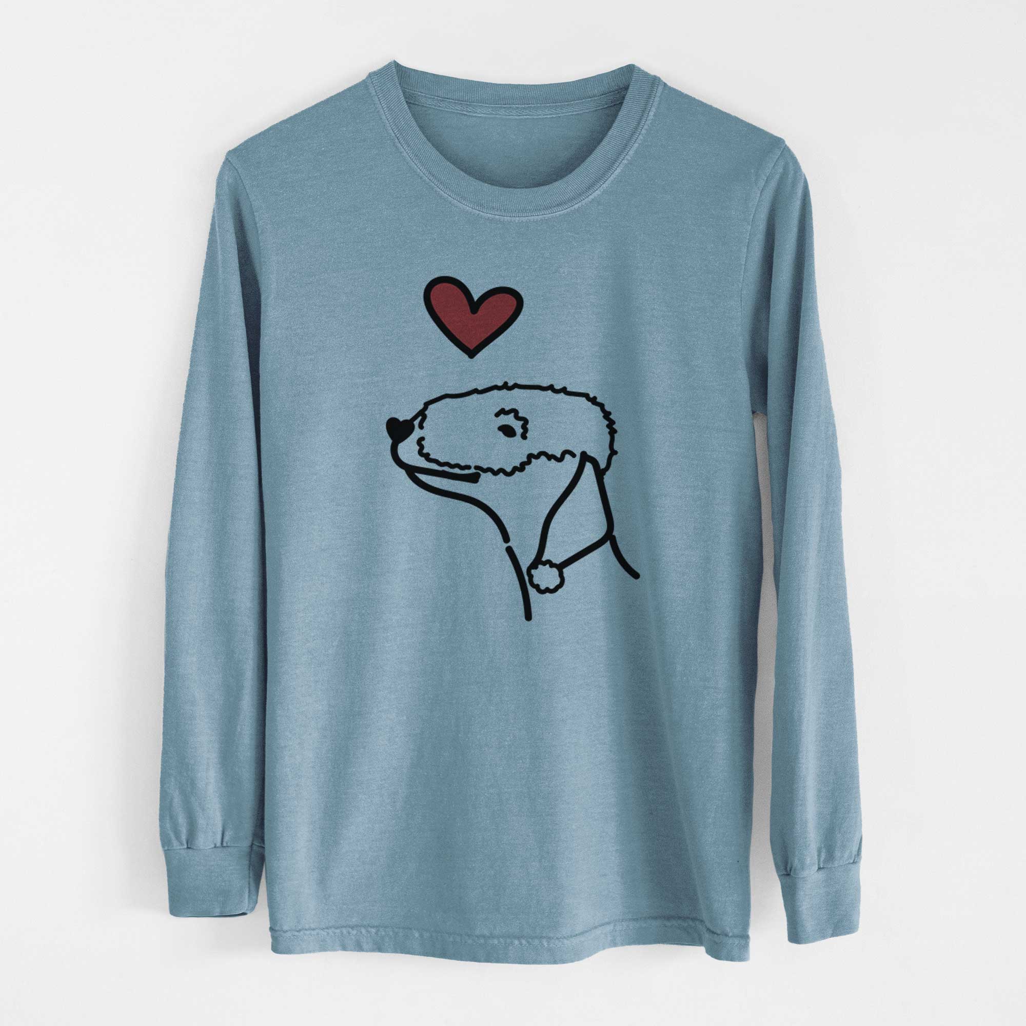 Love Always Bedlington Terrier - Heavyweight 100% Cotton Long Sleeve