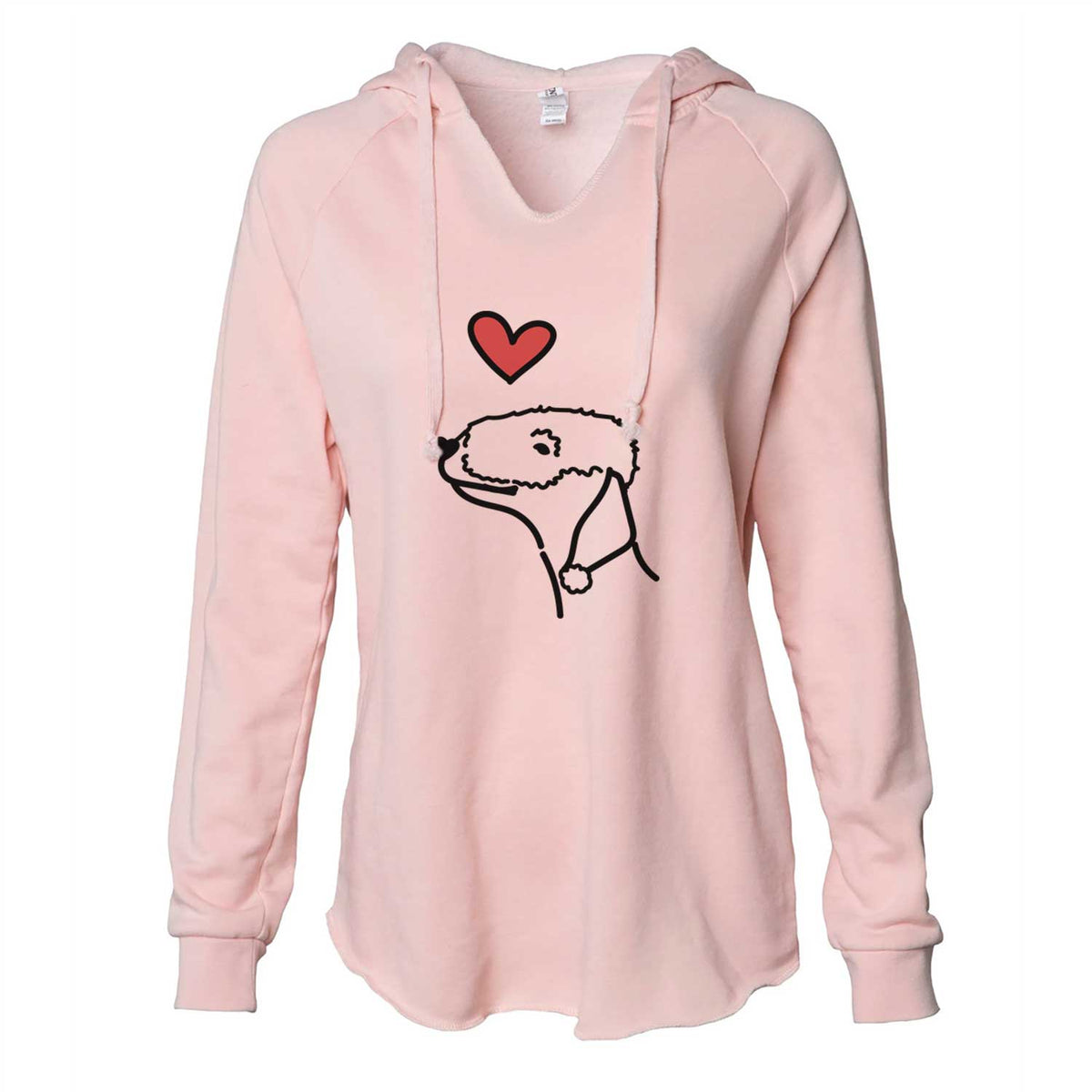 Love Always Bedlington Terrier - Cali Wave Hooded Sweatshirt