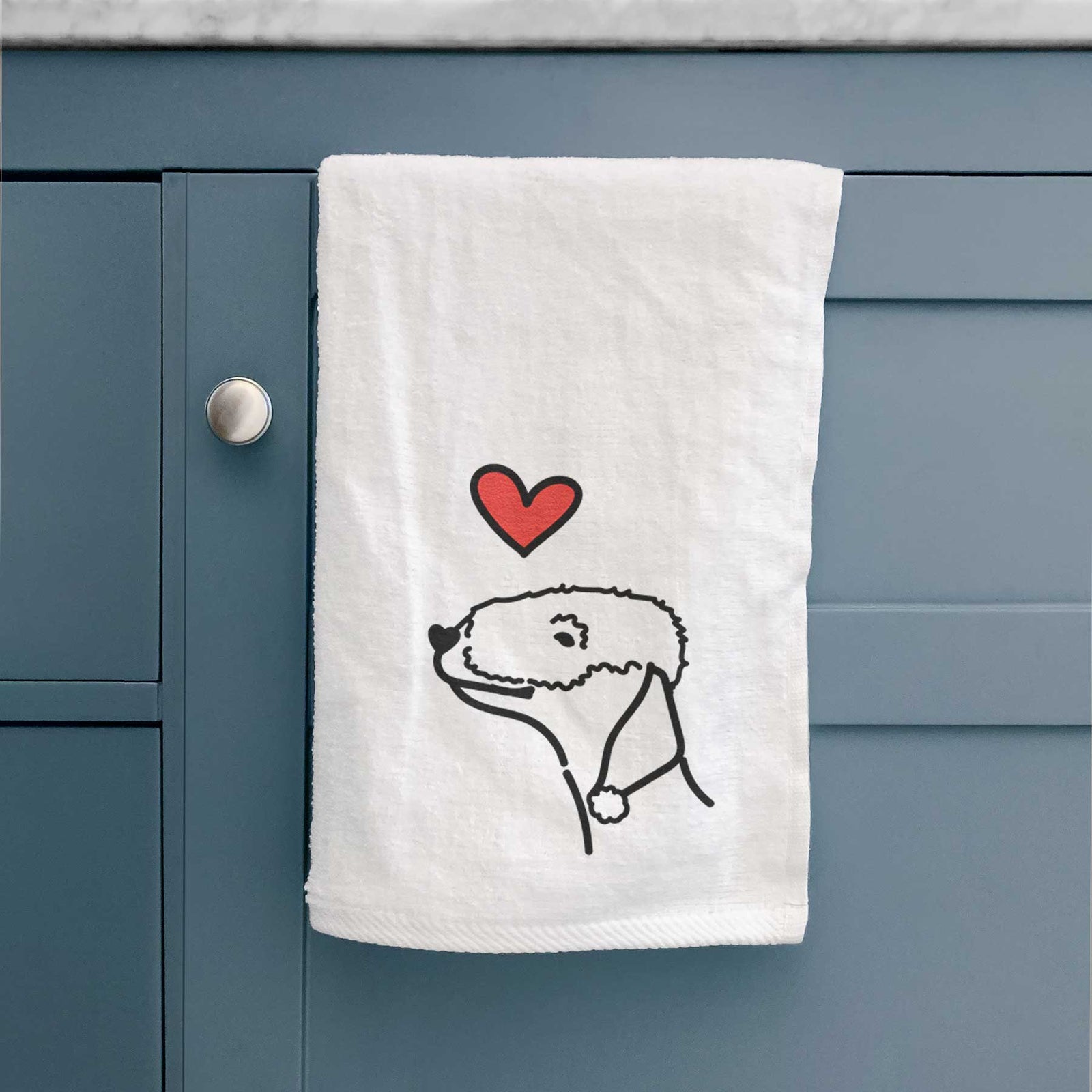 Love Always Bedlington Terrier - Decorative Hand Towel