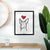 Love Always Belgian Malinois Art Print