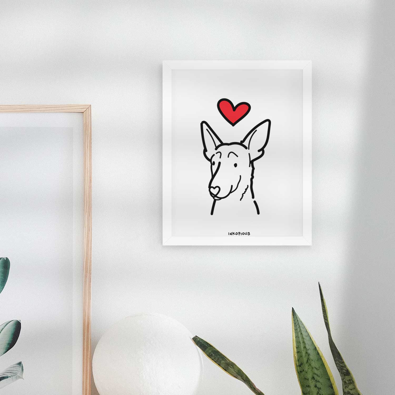 Love Always Belgian Malinois Art Print