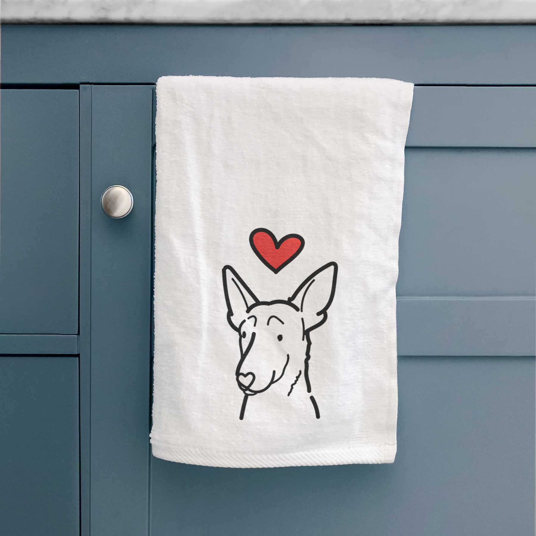 Love Always Belgian Malinois - Decorative Hand Towel