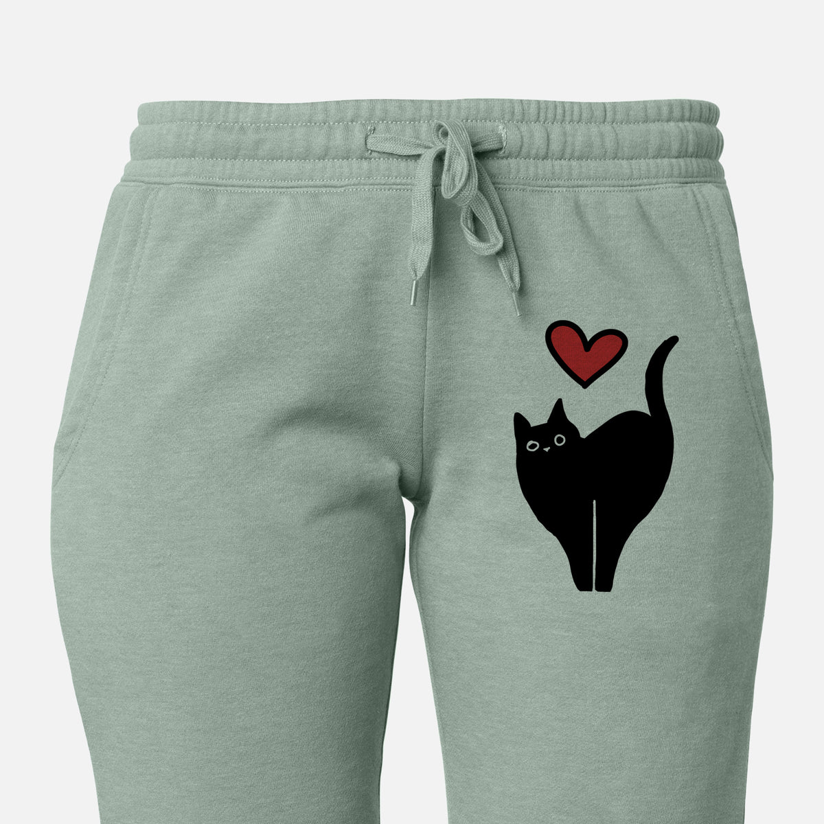 Love Always Black Cat - Women&#39;s Cali Wave Joggers