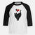 Love Always Black Cat - Bella - Youth 3/4 Long Sleeve