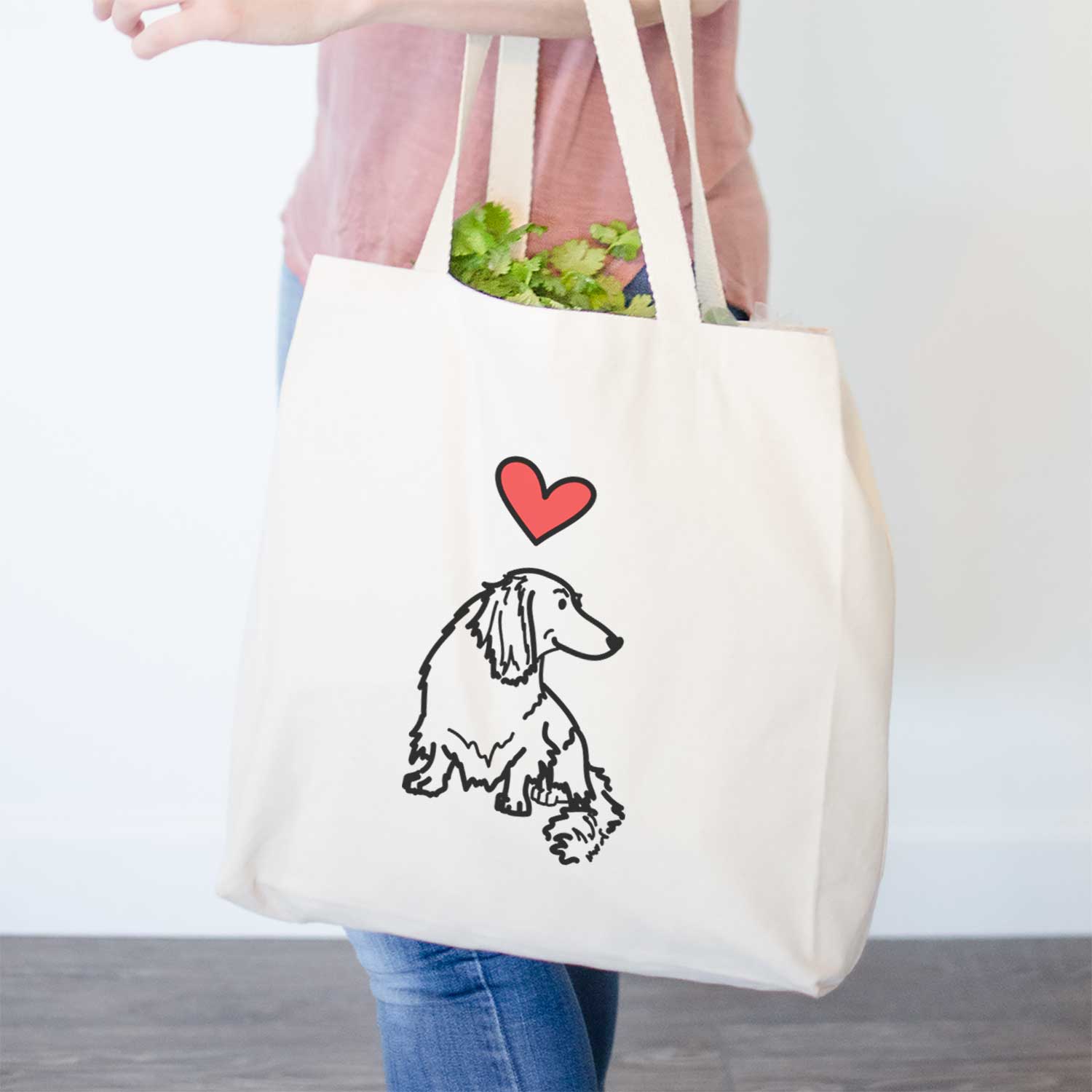 Love Always Dachshund - Bella - Tote Bag