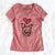 Love Always Pug Boston Terrier Mix - Bella - Women's V-neck Shirt