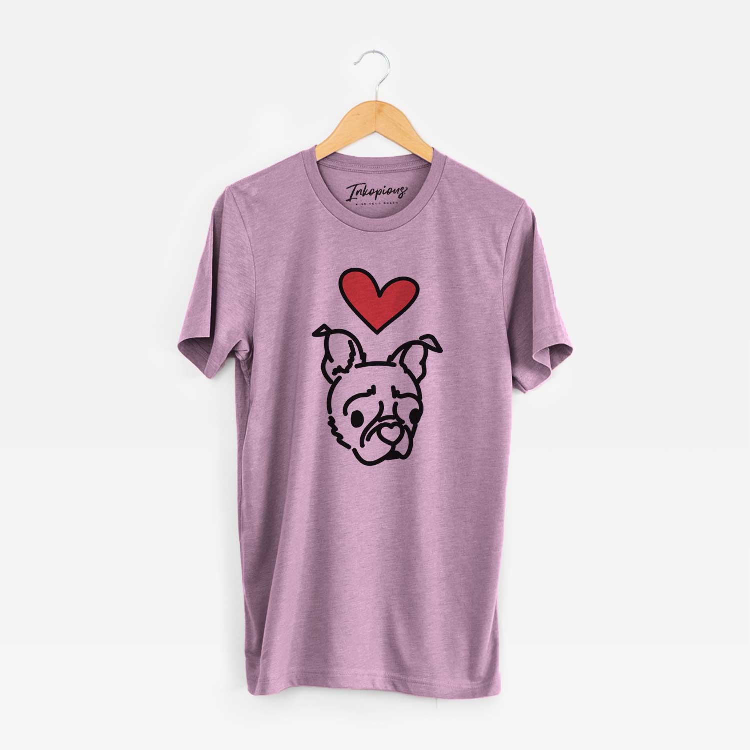 Love Always Pug Boston Terrier Mix - Bella - Unisex Crewneck