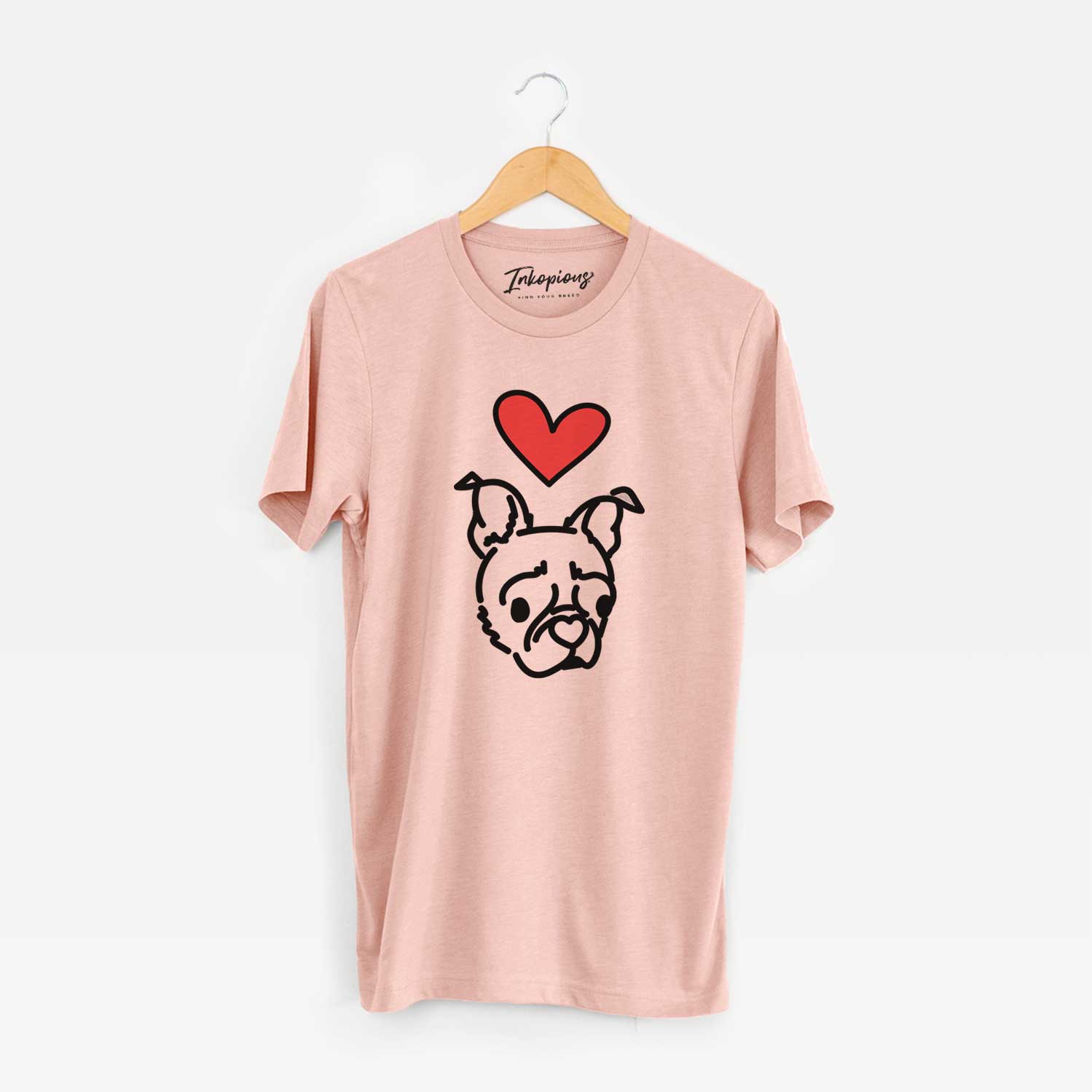 Love Always Pug Boston Terrier Mix - Bella - Unisex Crewneck