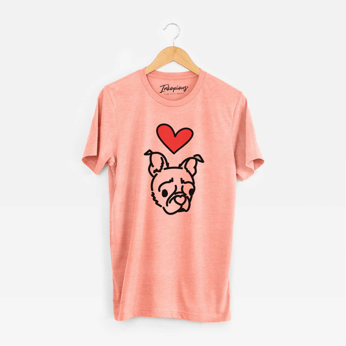 Love Always Pug Boston Terrier Mix - Bella - Unisex Crewneck