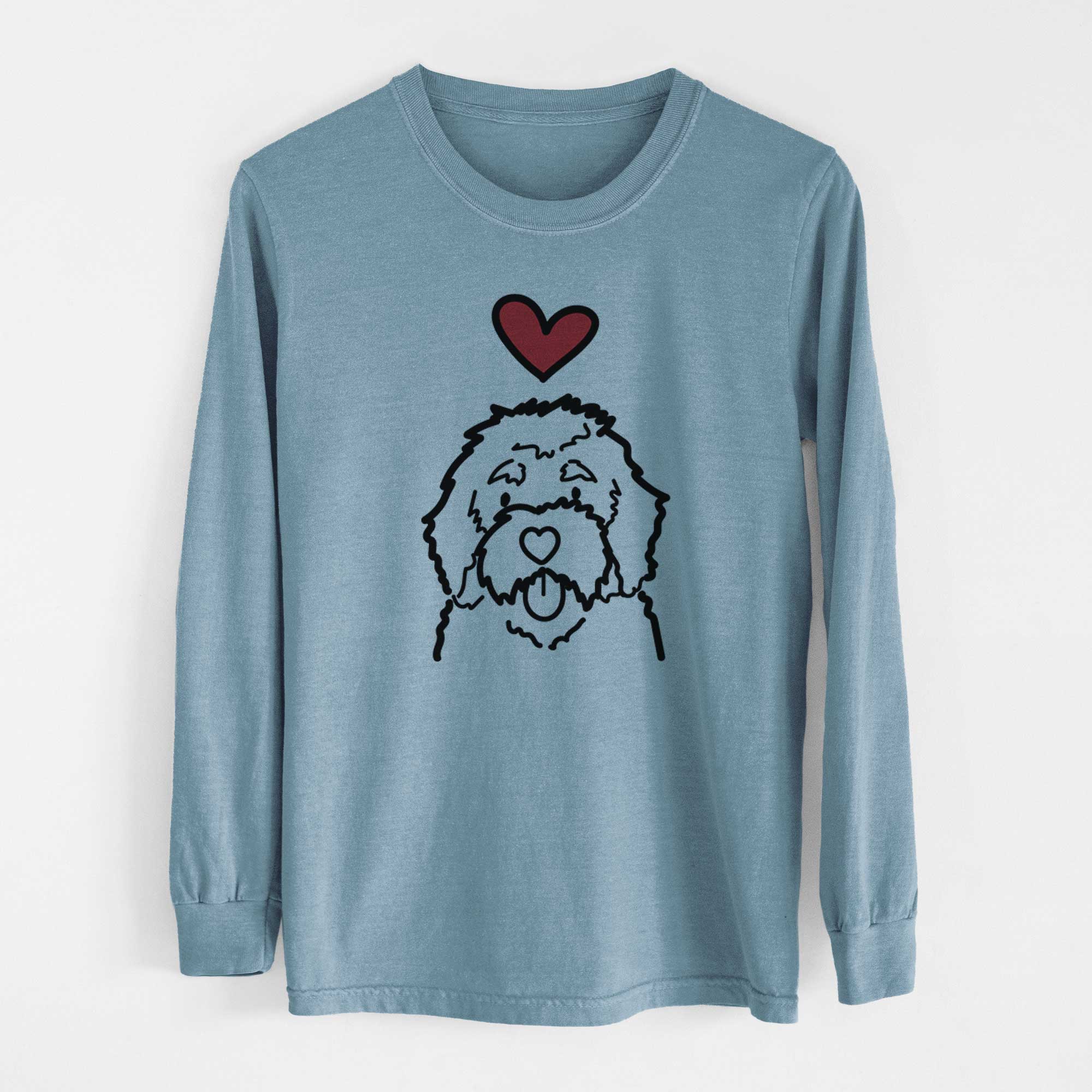 Love Always Bernedoodle - Heavyweight 100% Cotton Long Sleeve