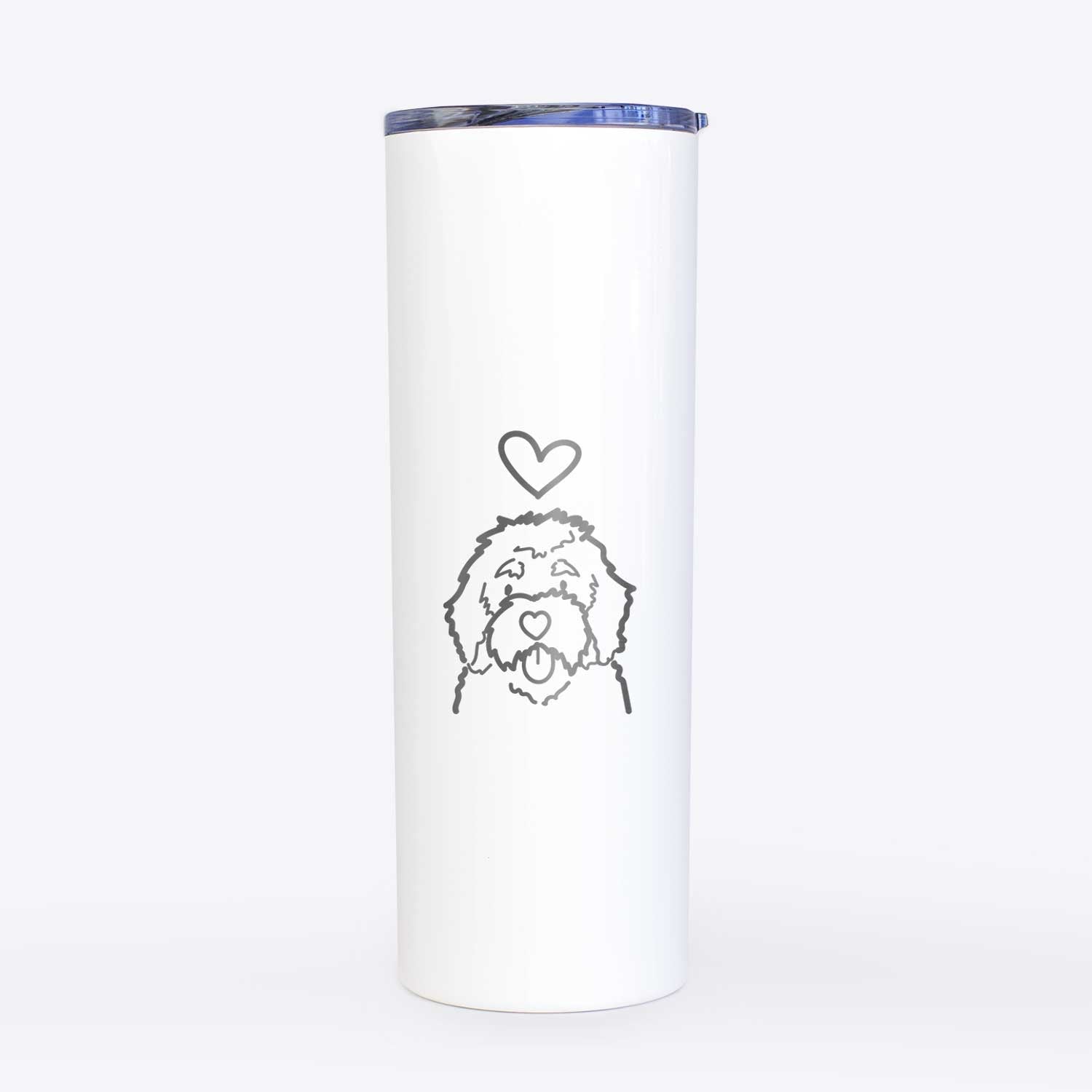 Love Always Bernedoodle - 20oz Skinny Tumbler