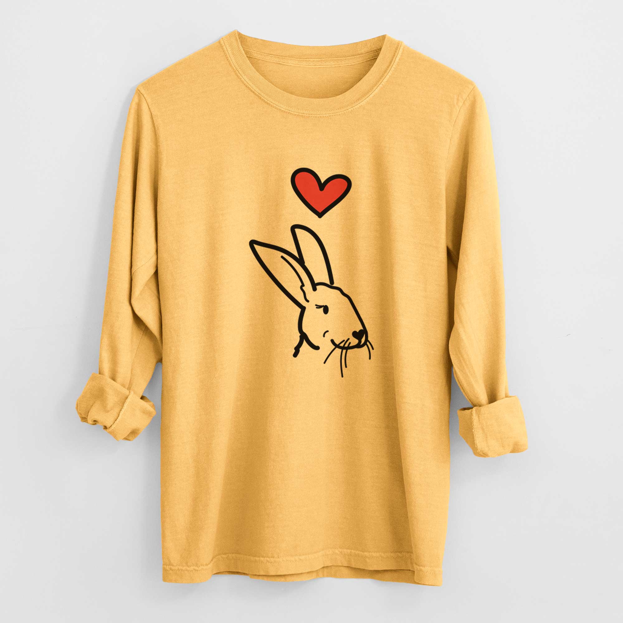 Love Always Rex Rabbit - Betsy - Heavyweight 100% Cotton Long Sleeve