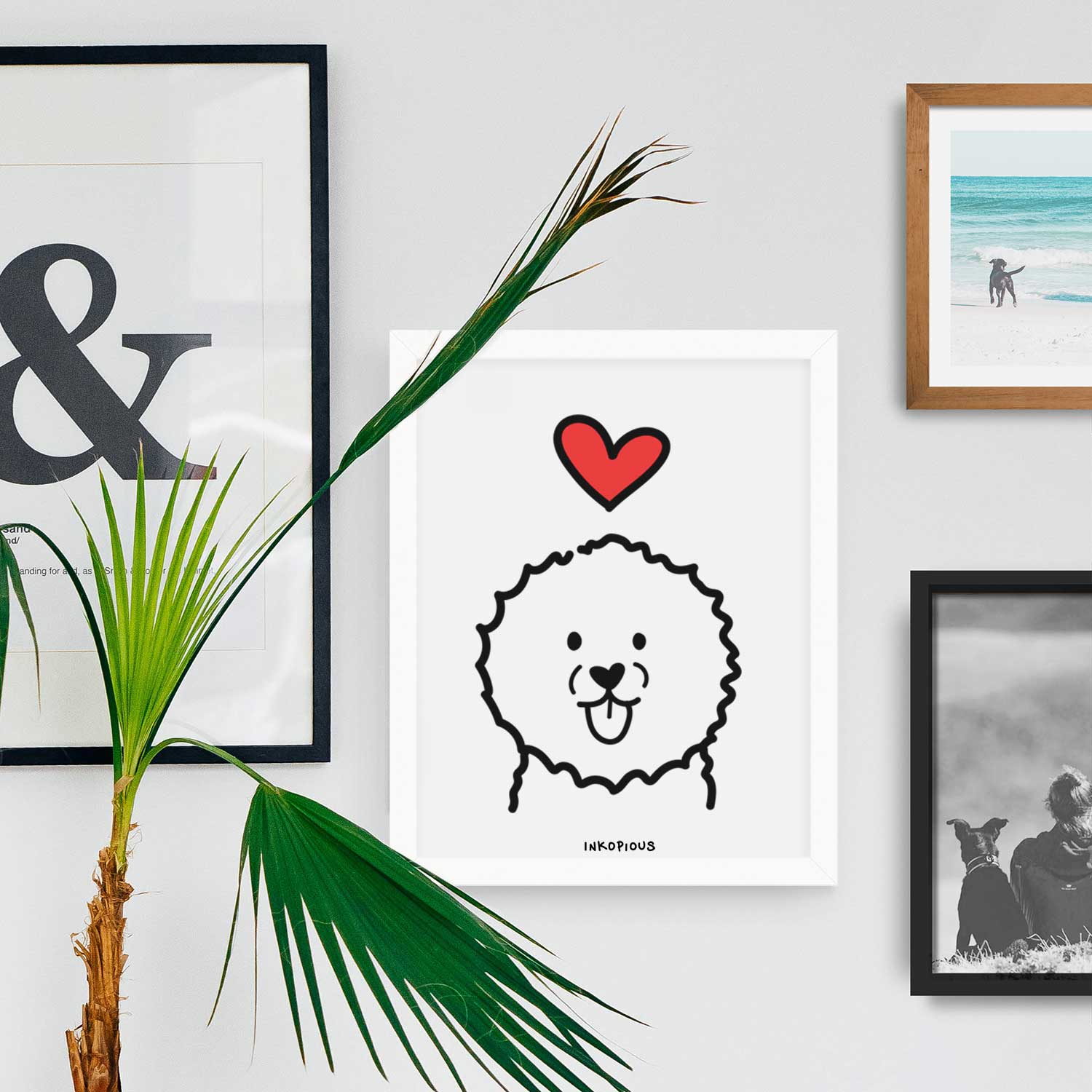 Love Always Bichon Frise Art Print