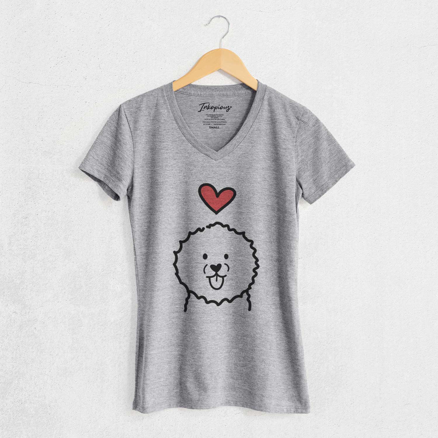 Love Always Bichon Frise - Women's V-neck Shirt