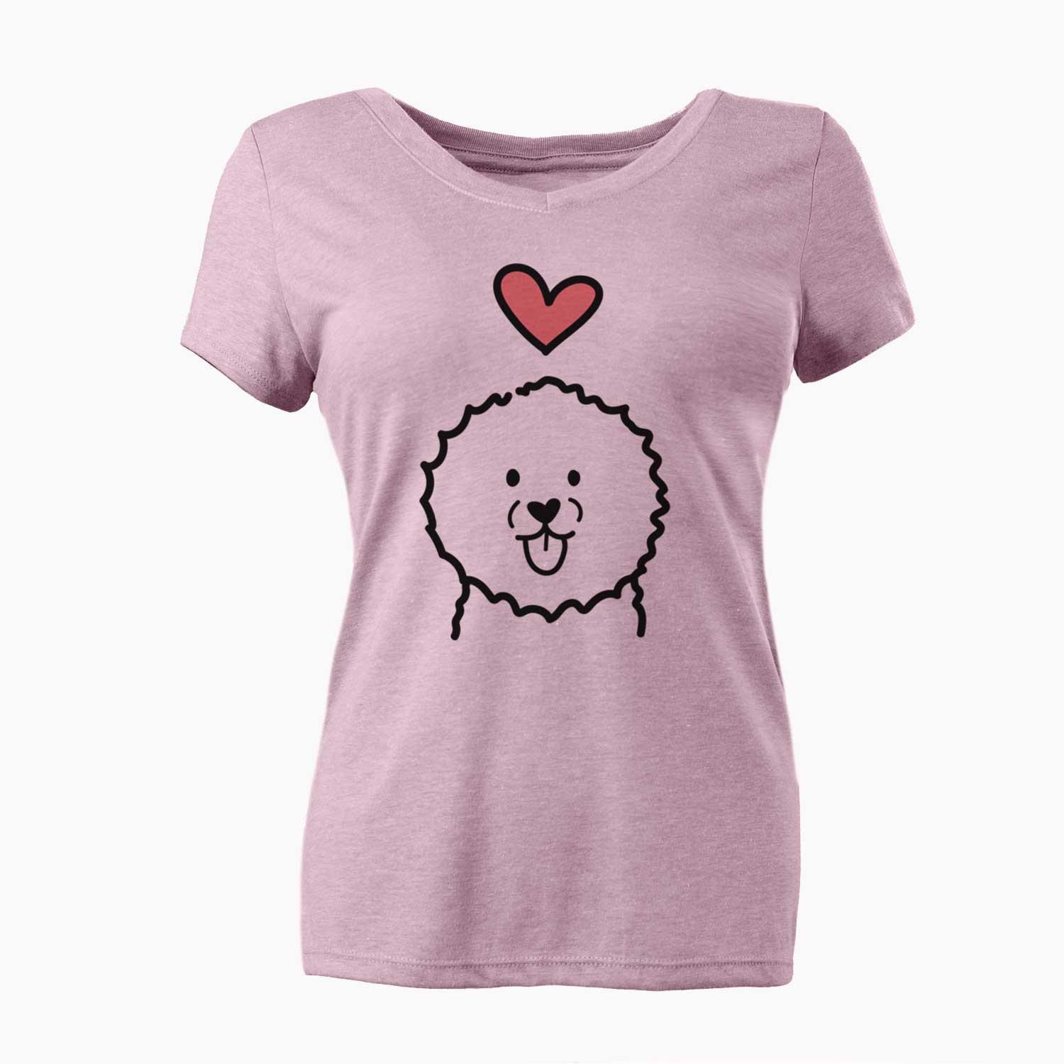 Love Always Bichon Frise - Women's V-neck Shirt