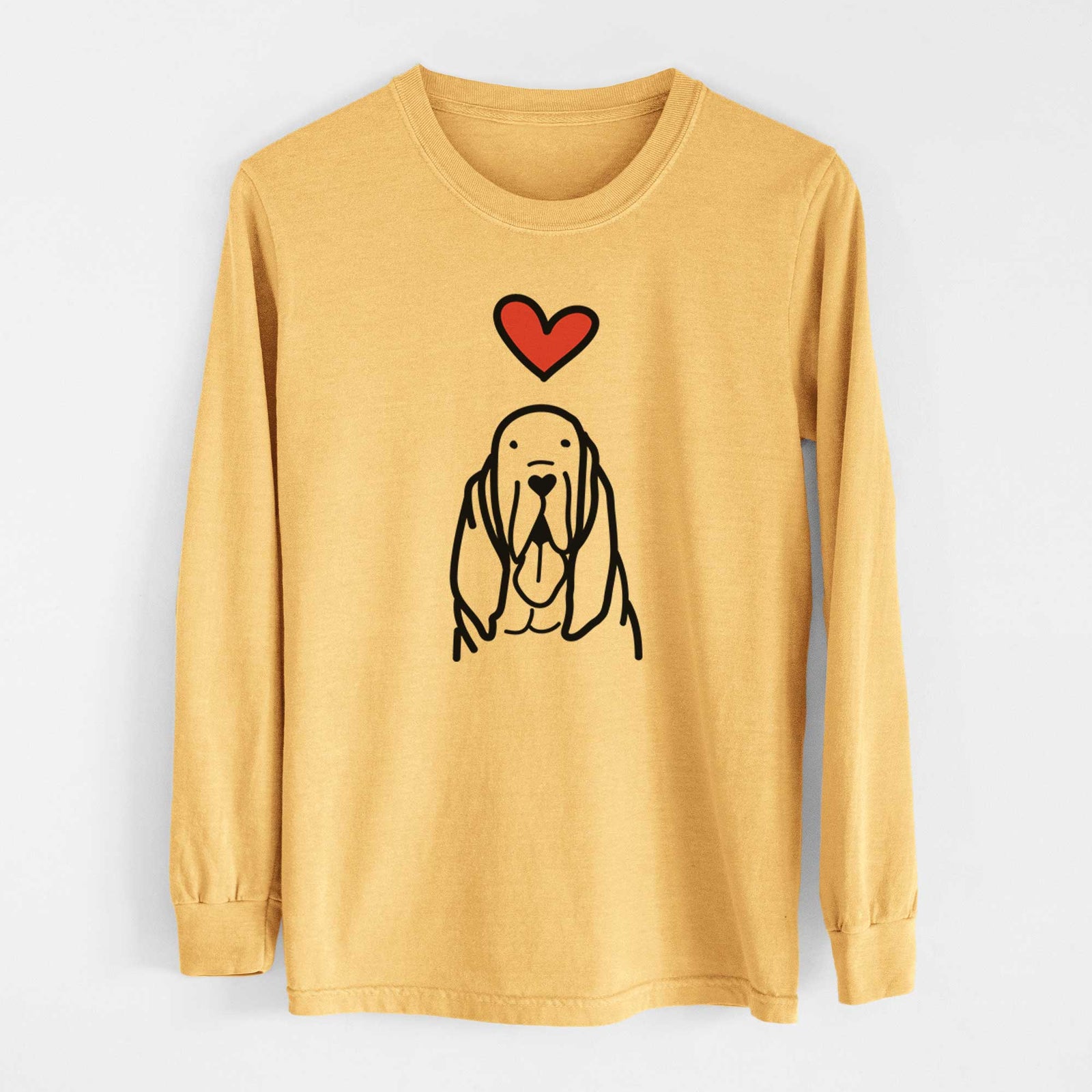 Love Always Bloodhound - Heavyweight 100% Cotton Long Sleeve
