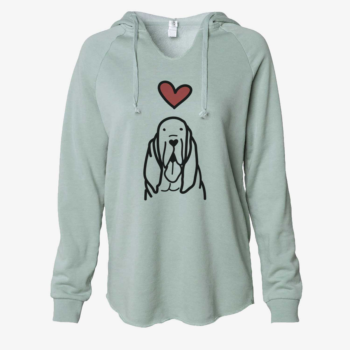 Love Always Bloodhound - Cali Wave Hooded Sweatshirt