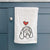 Love Always Portguese Water Dog - Bo - Decorative Hand Towel