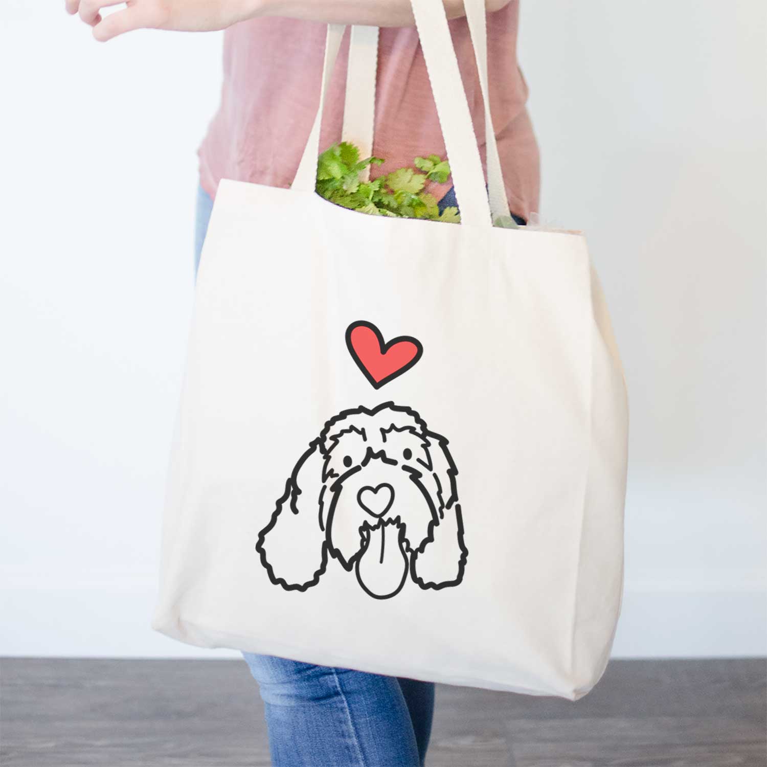 Love Always Portguese Water Dog - Bo - Tote Bag