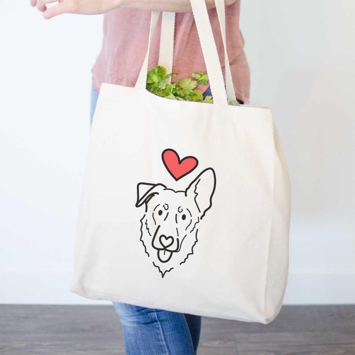 Love Always Shepherd Mix - Bodhi - Tote Bag