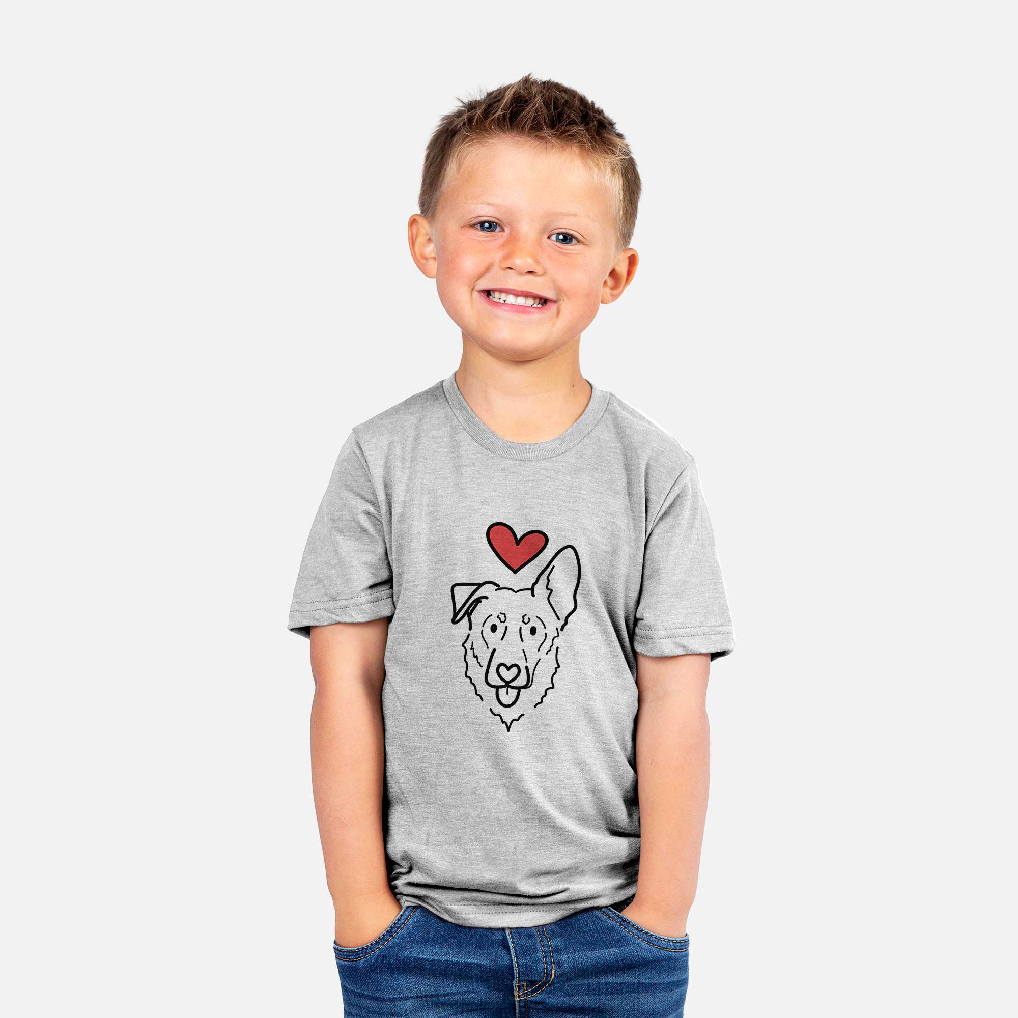 Love Always Shepherd Mix - Bodhi - Kids/Youth/Toddler Shirt