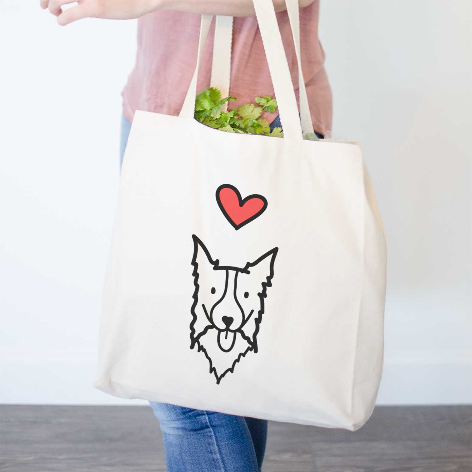 Love Always Border Collie - Tote Bag