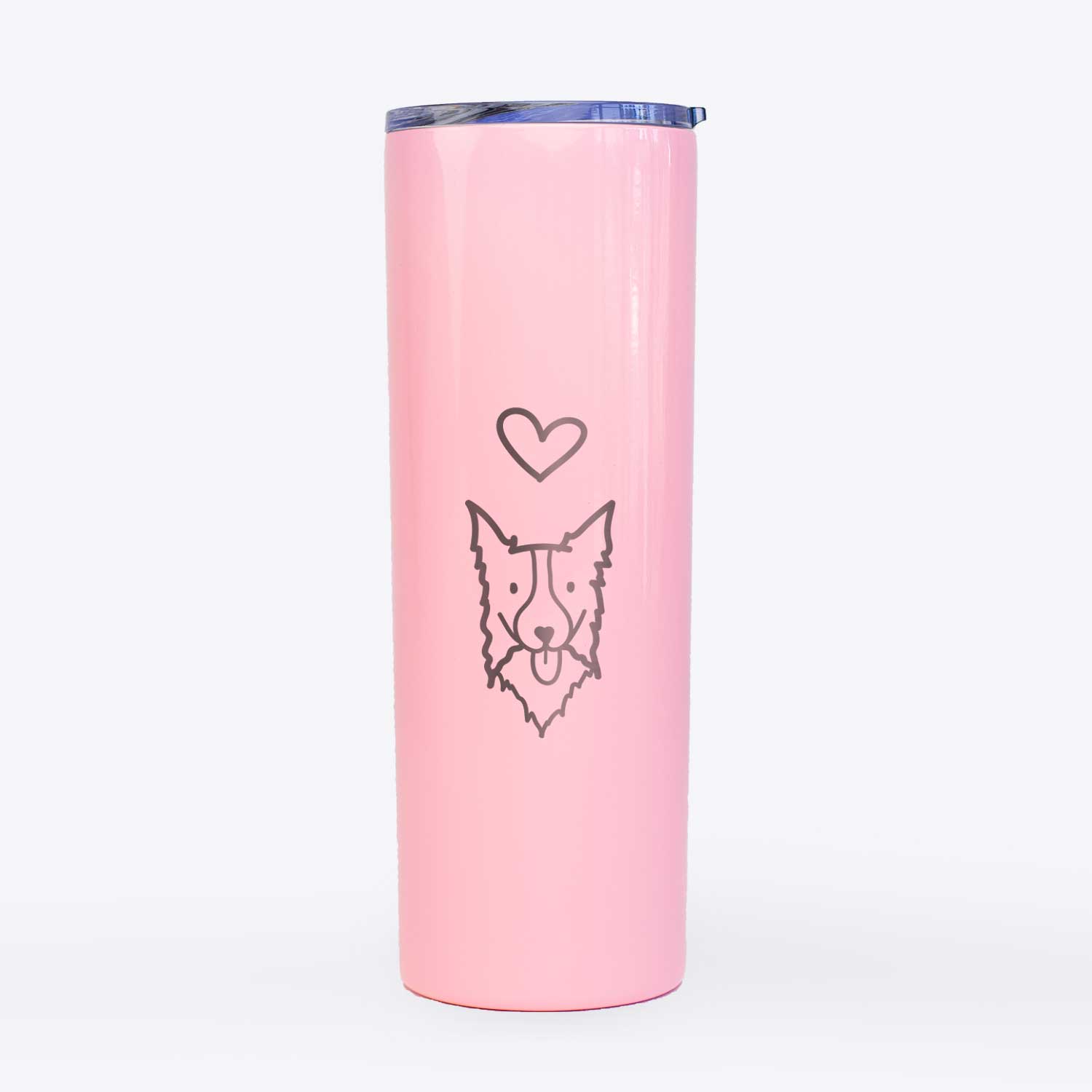 Love Always Border Collie - 20oz Skinny Tumbler