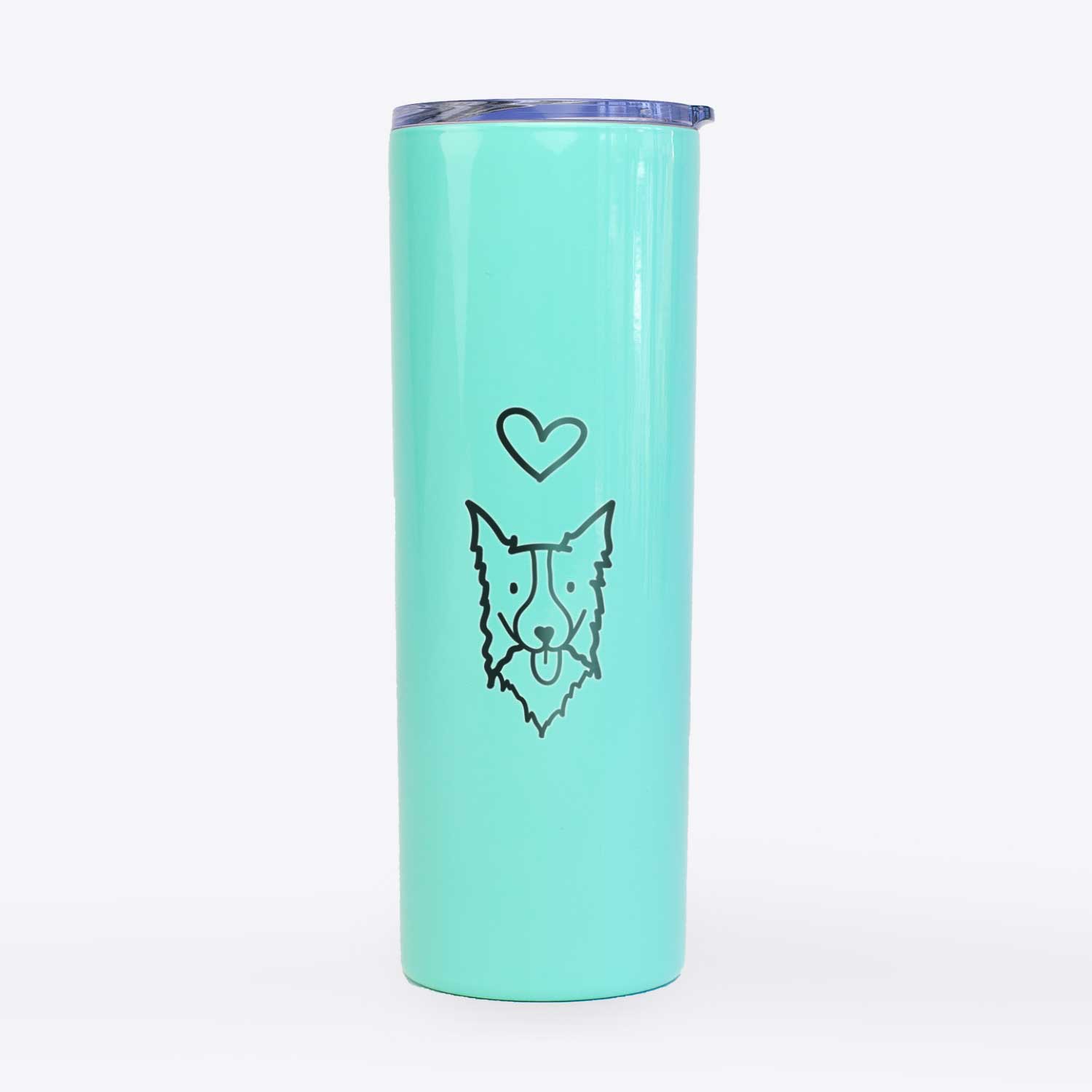 Love Always Border Collie - 20oz Skinny Tumbler