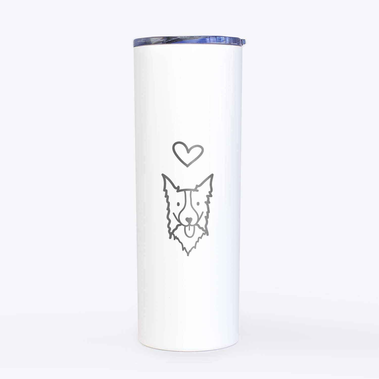 Love Always Border Collie - 20oz Skinny Tumbler