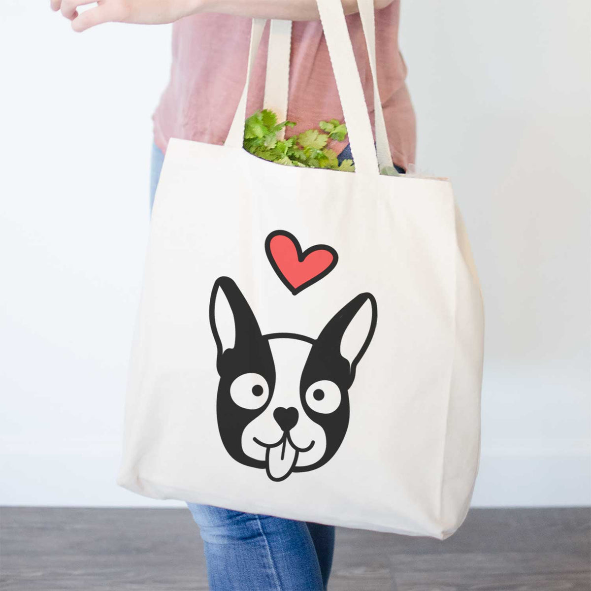 Love Always Boston Terrier - Tote Bag