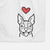 Love Always Happy Boston Terrier - Decorative Hand Towel