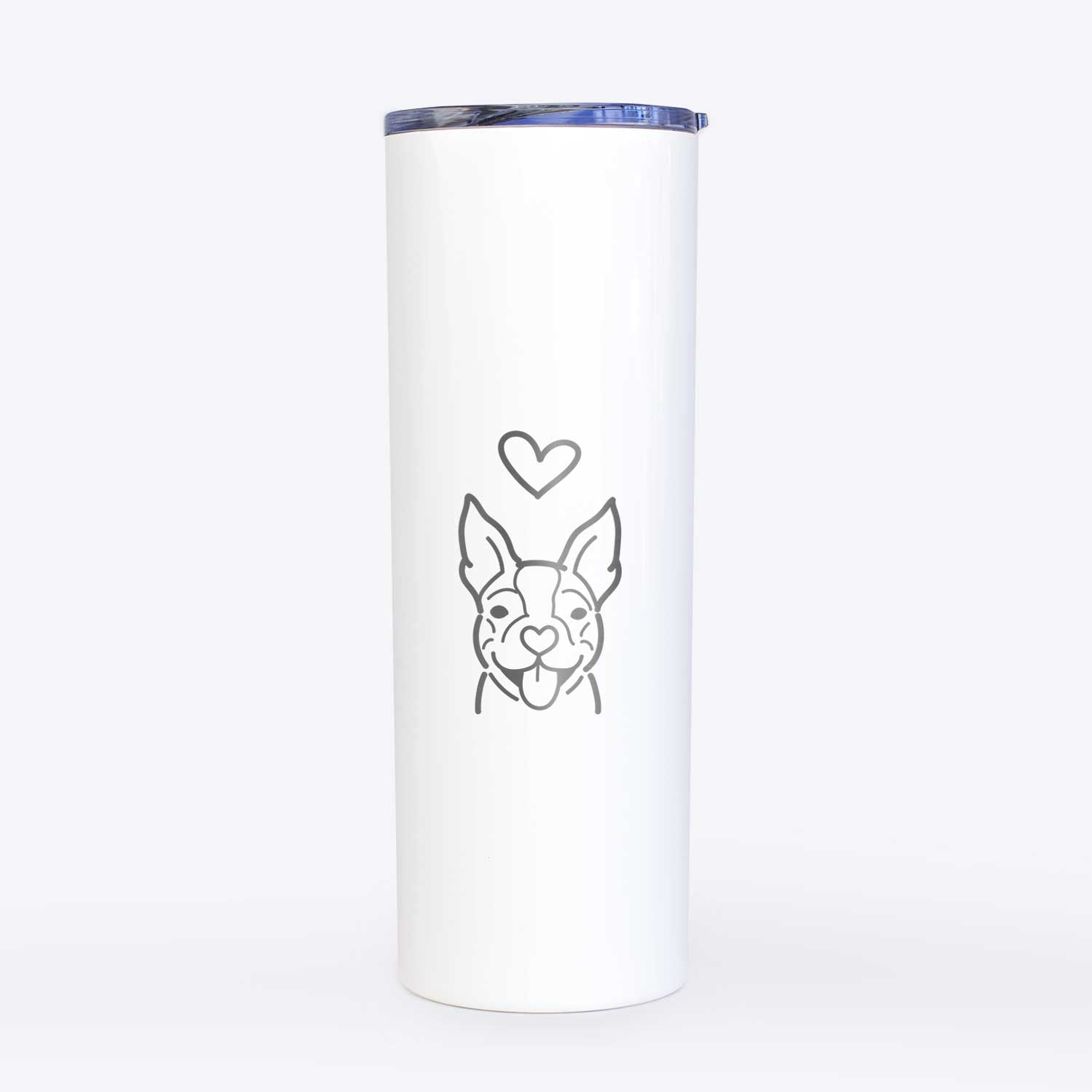 Love Always Happy Boston Terrier - 20oz Skinny Tumbler