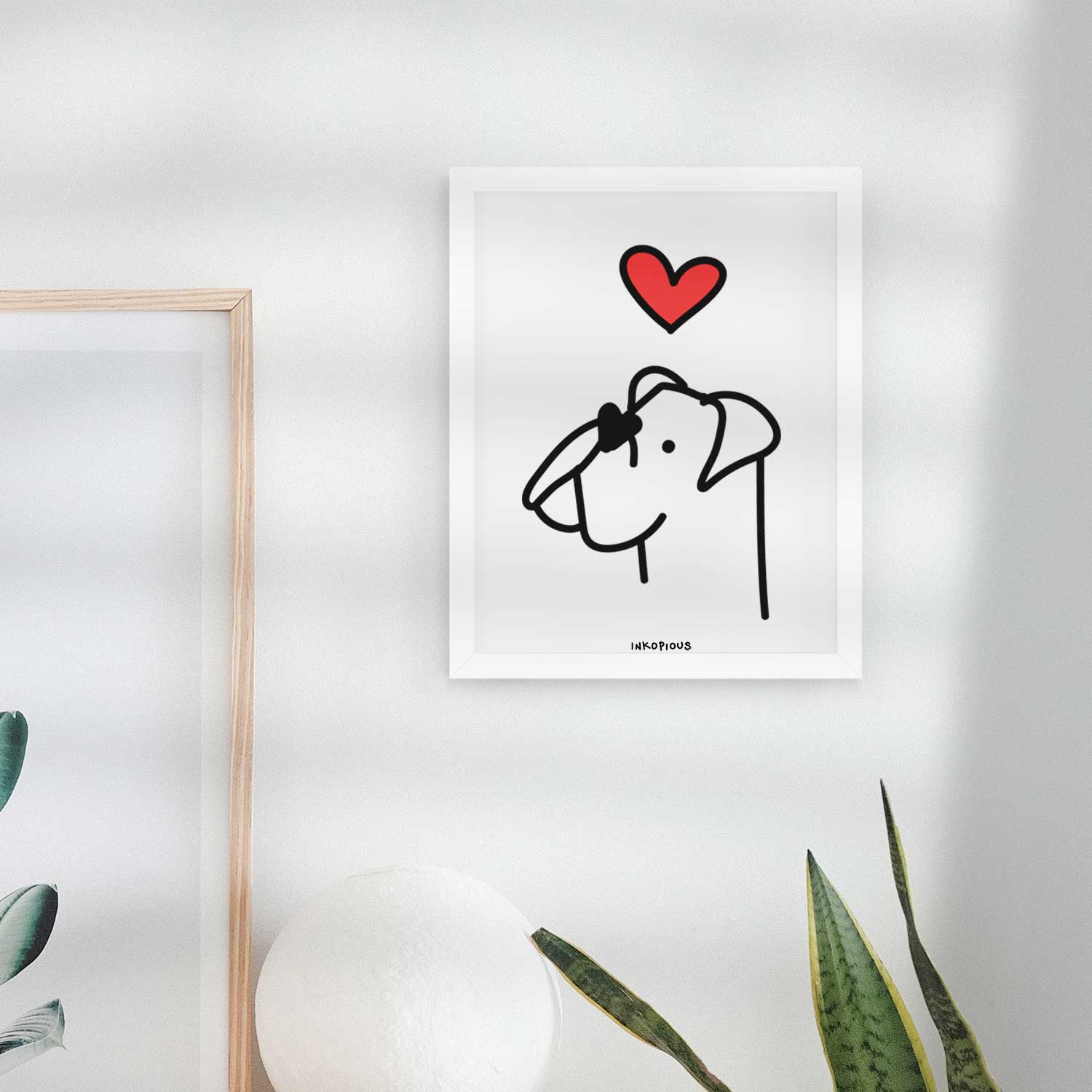 Love Always Boxer Art Print