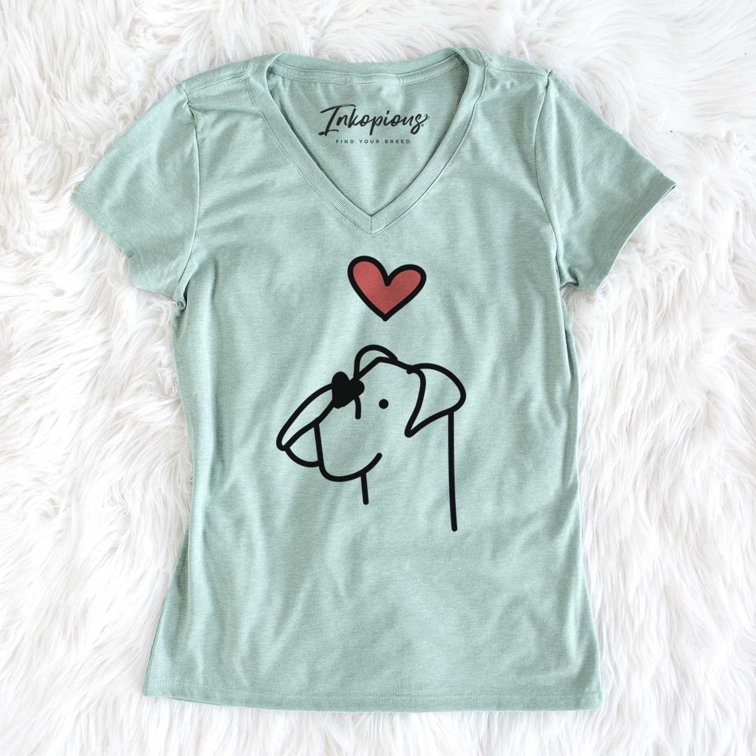 Love Always Boxer - Women's V-neck Shirt