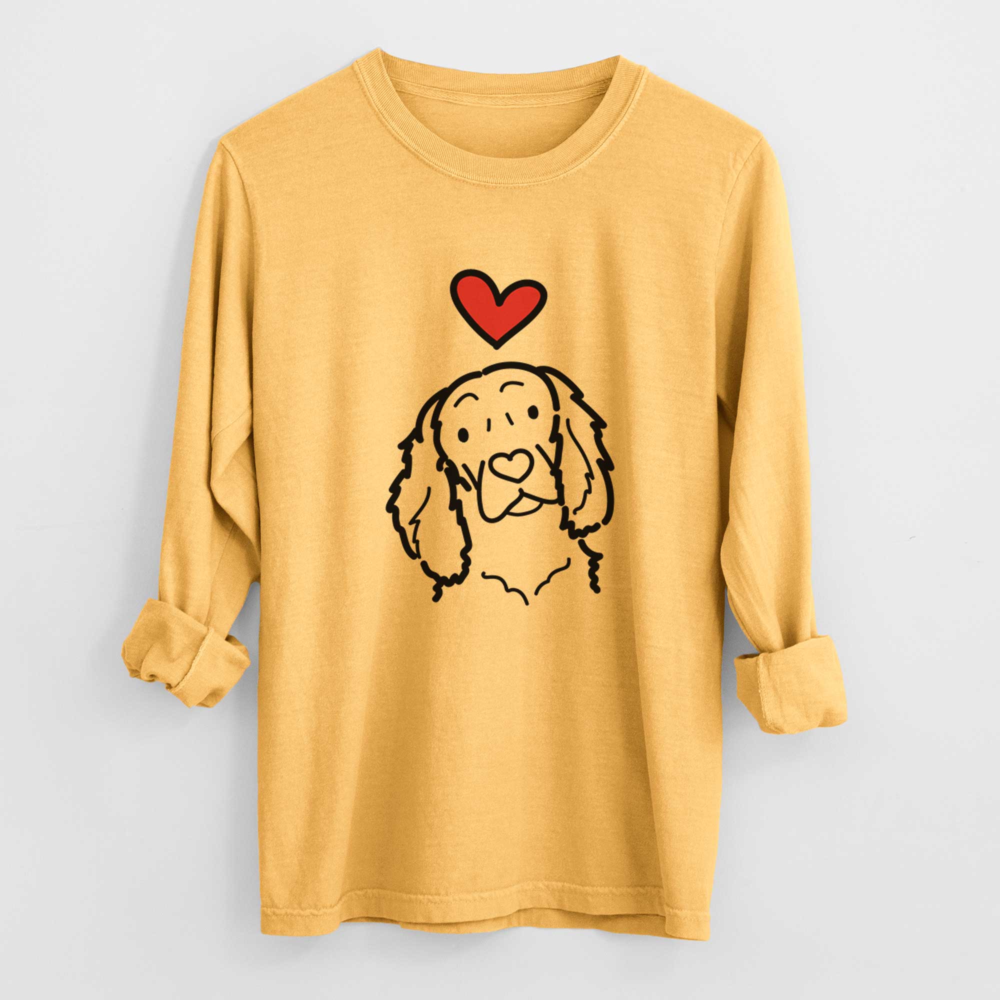 Love Always Boykin Spaniel - Heavyweight 100% Cotton Long Sleeve