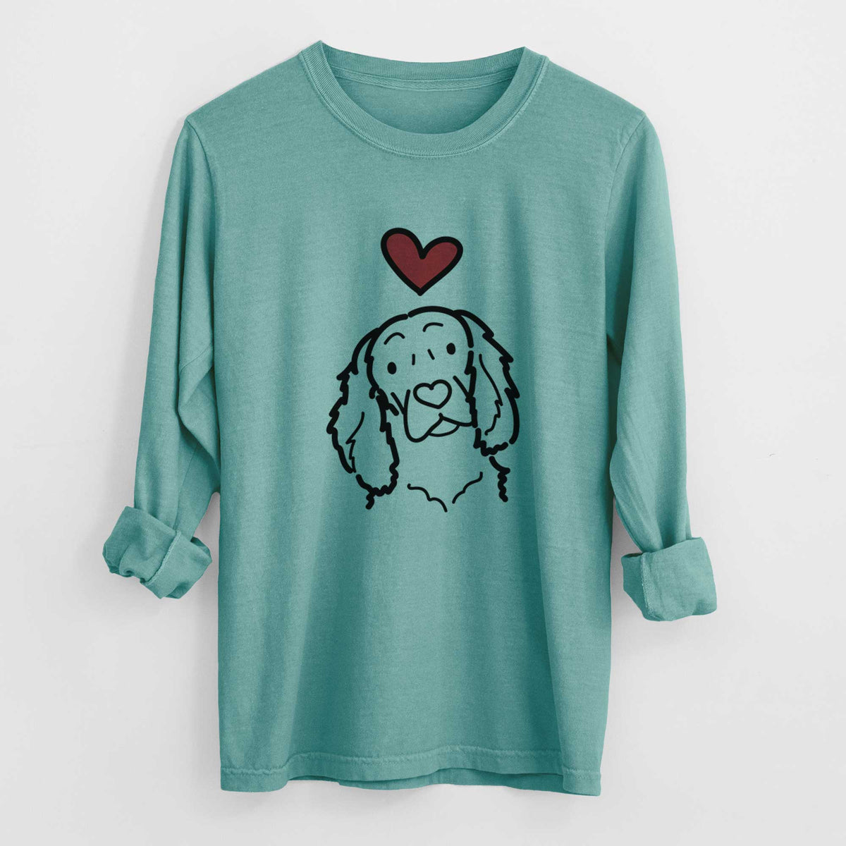 Love Always Boykin Spaniel - Heavyweight 100% Cotton Long Sleeve