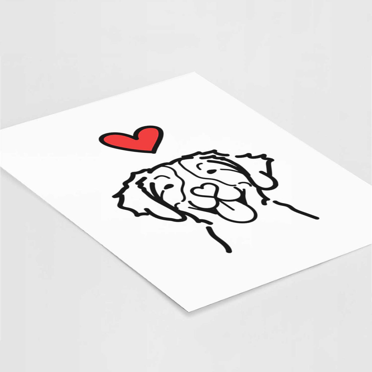 Love Always Brittany Art Print