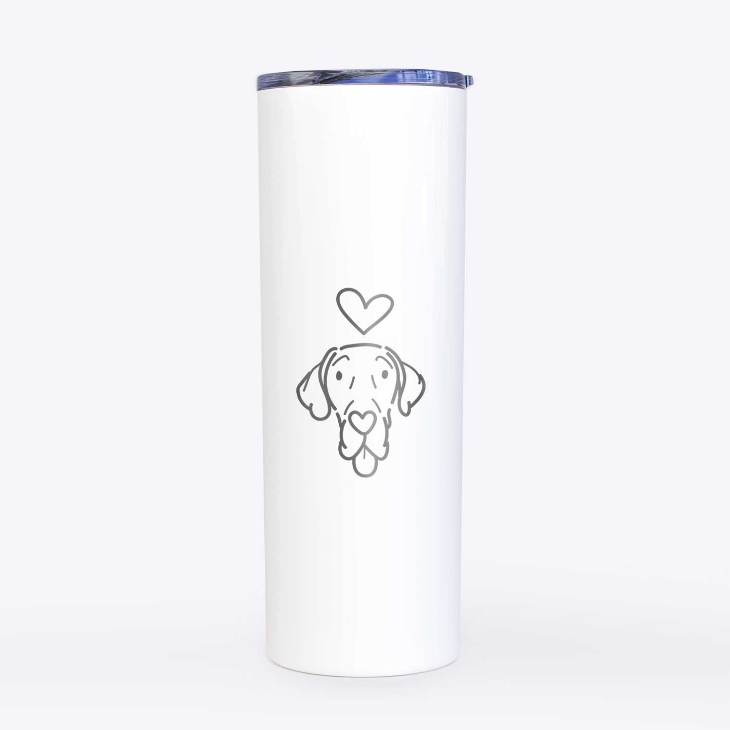 Love Always Great Dane - Bruce - 20oz Skinny Tumbler