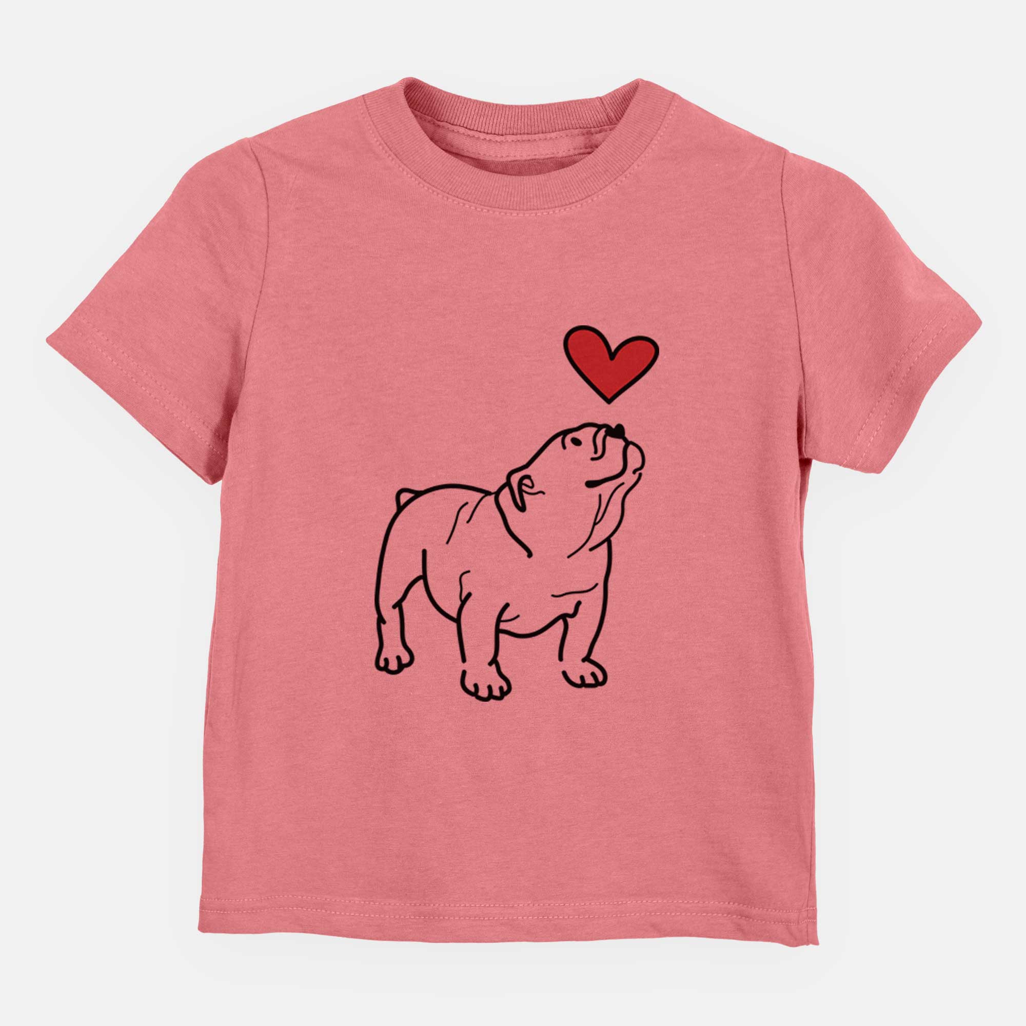 Love Always English Bulldog - Bruno - Kids/Youth/Toddler Shirt