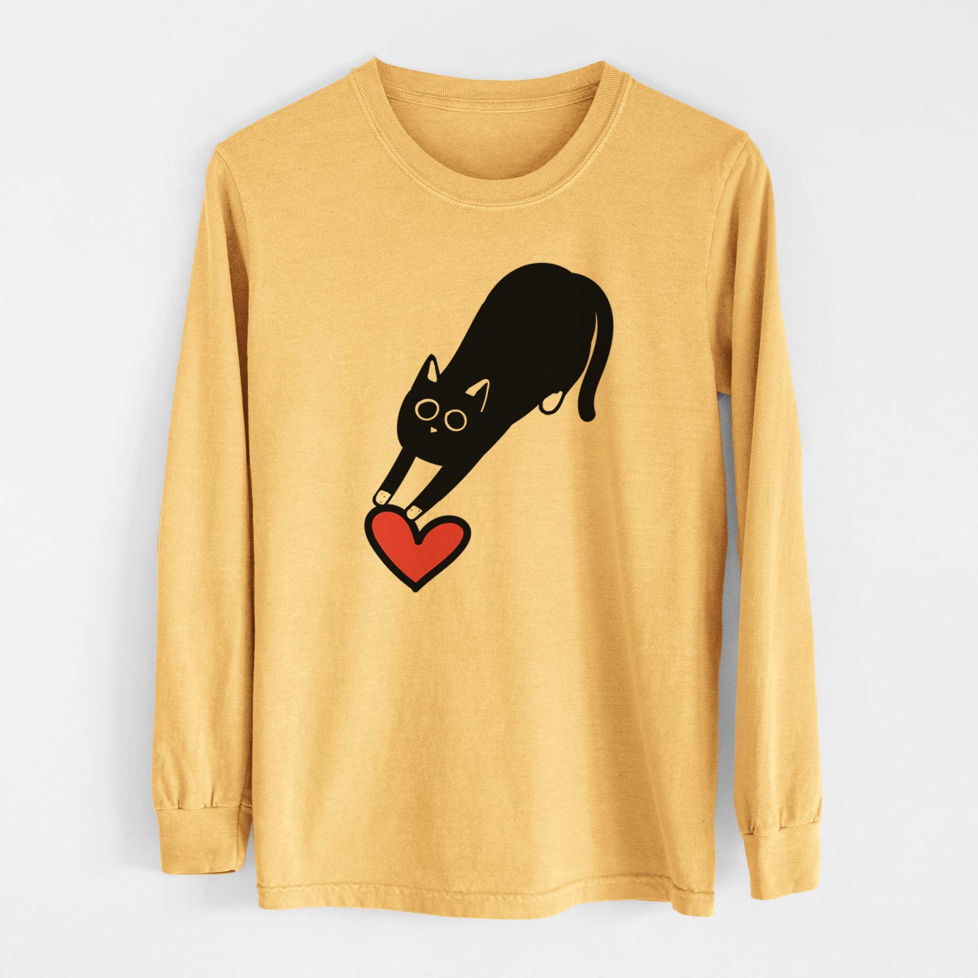 Love Always Black Cat - Bug - Heavyweight 100% Cotton Long Sleeve